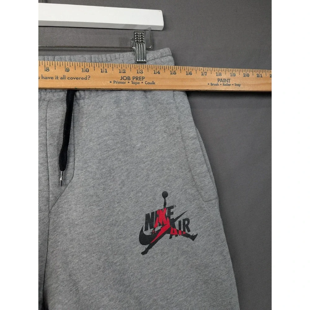 Nike Jordan Mens Jumpman Classics Fleece Joggers Gray BV6008-091 Size S